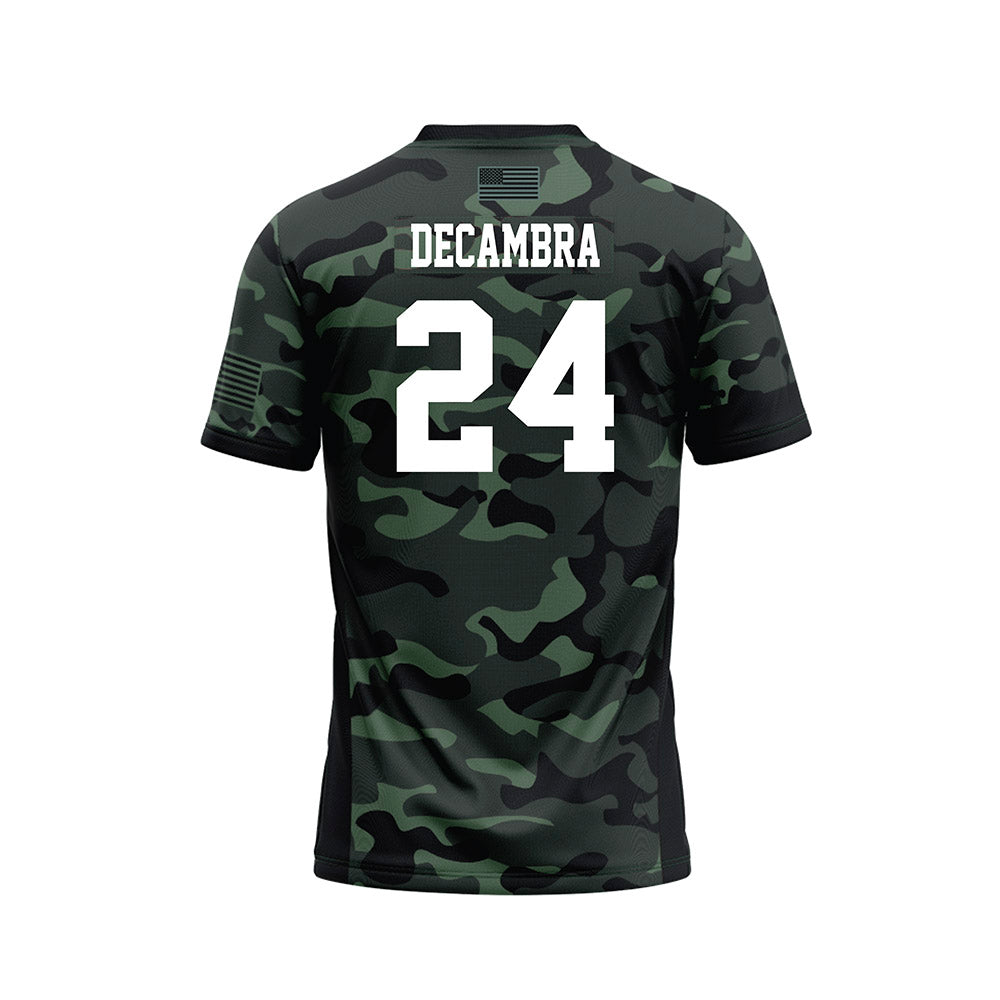 Hawaii - NCAA Football : Kodi DeCambra - Camo Football Jersey-1