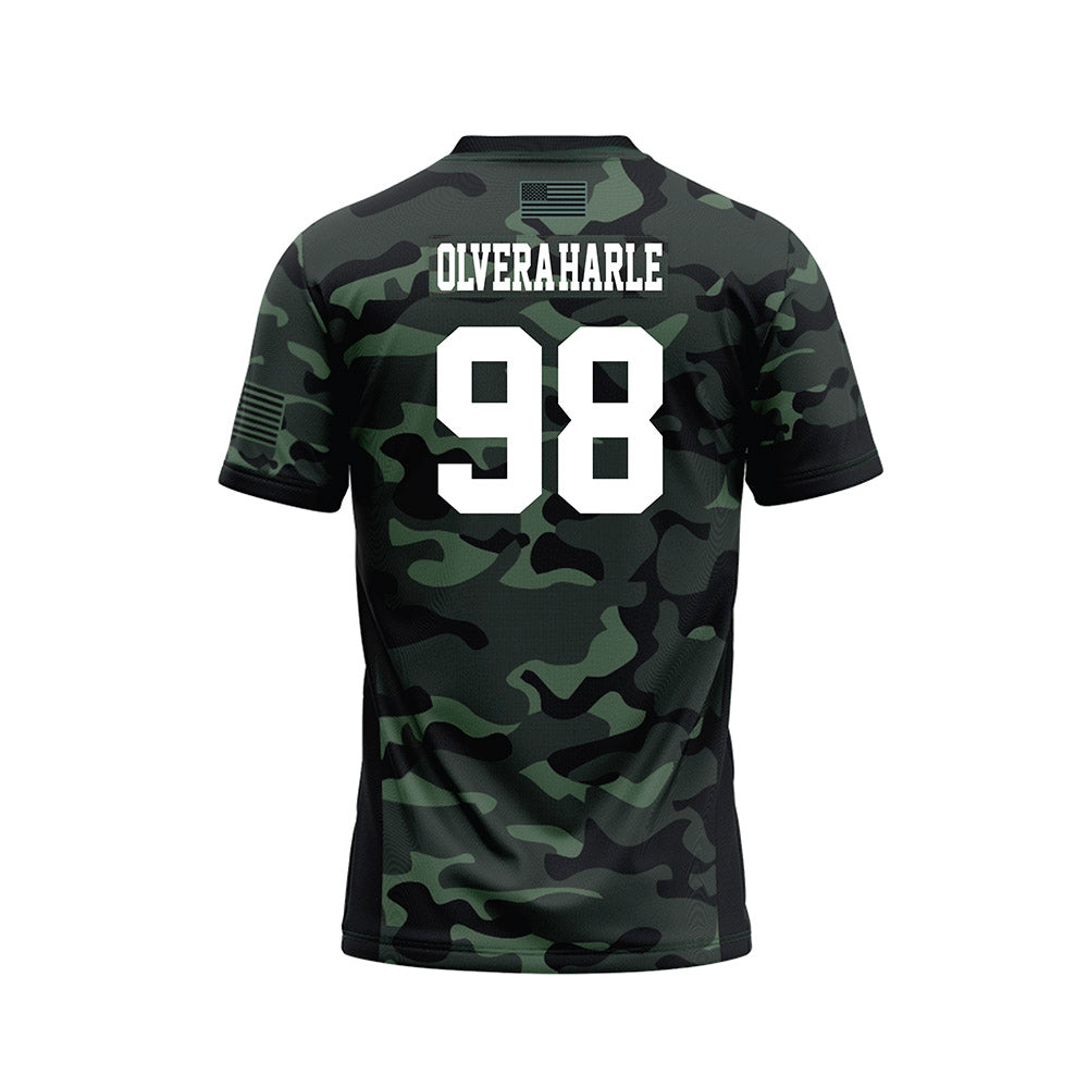 Hawaii - NCAA Football : Sean Olvera-Harle - Camo Football Jersey-1