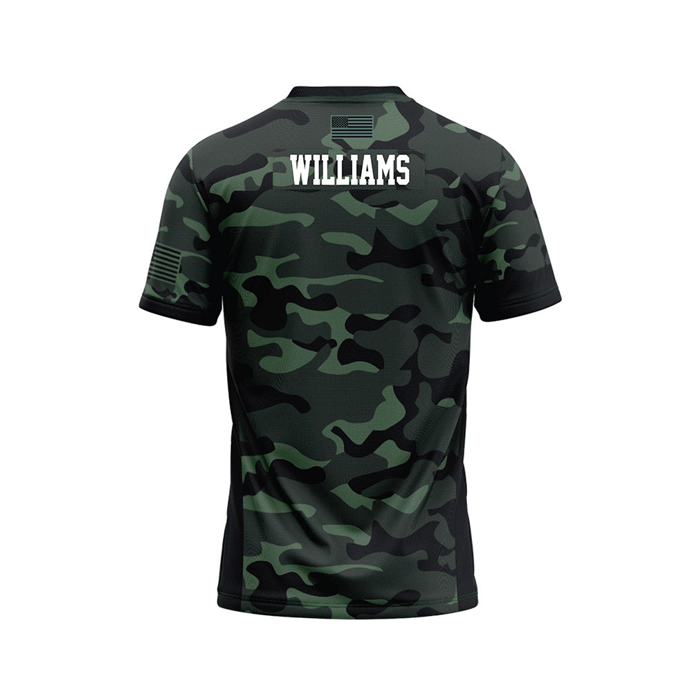 Hawaii - NCAA Football : Elijah Williams - Camo Football Jersey-1