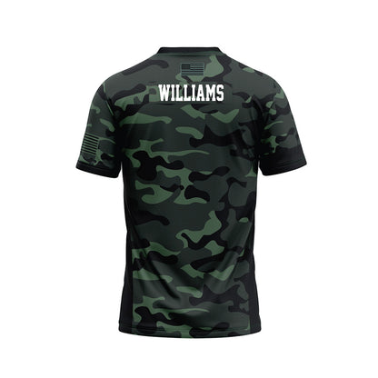 Hawaii - NCAA Football : Elijah Williams - Camo Football Jersey-1