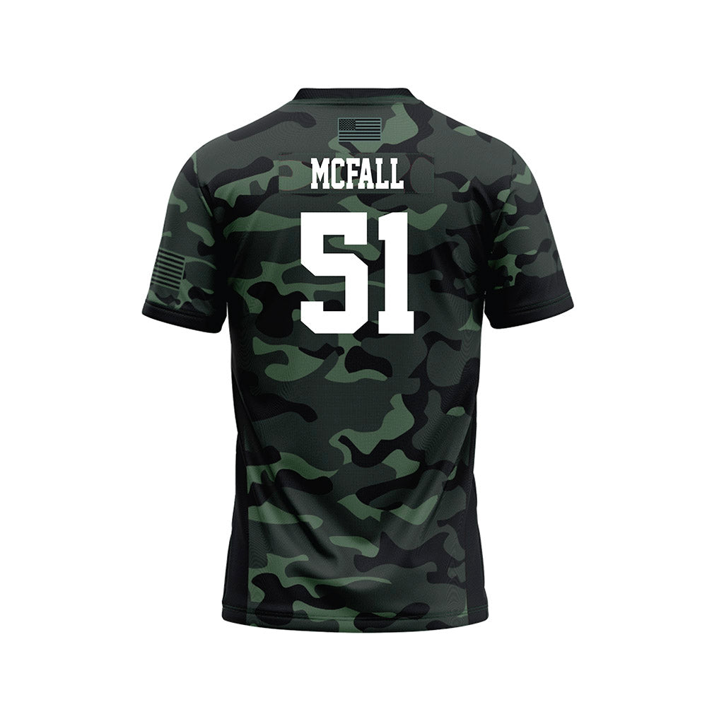 Hawaii - NCAA Football : Eric Mcfall - Camo Football Jersey-1