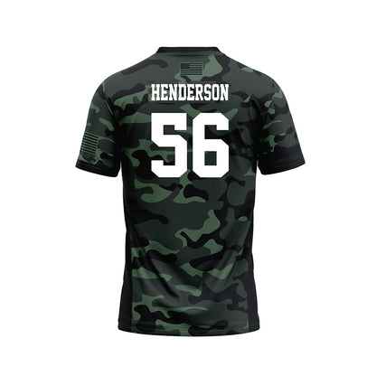 Hawaii - NCAA Football : Boogie Henderson - Camo Football Jersey-1