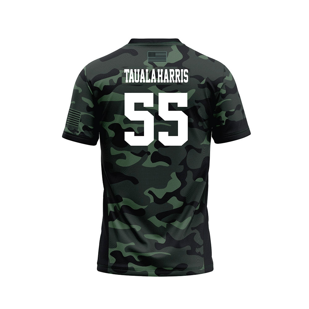 Hawaii - NCAA Football : Jay Tauala-Harris - Camo Football Jersey-1
