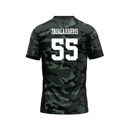 Hawaii - NCAA Football : Jay Tauala-Harris - Camo Football Jersey-1