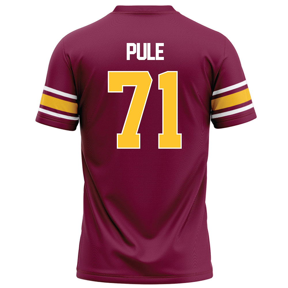 Arizona State - NCAA Football : Makua Pule - Maroon Football Jersey