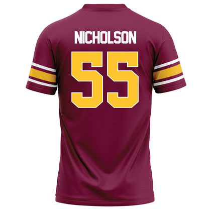 Arizona State - NCAA Football : Niniva Nicholson - Maroon Football Jersey-1