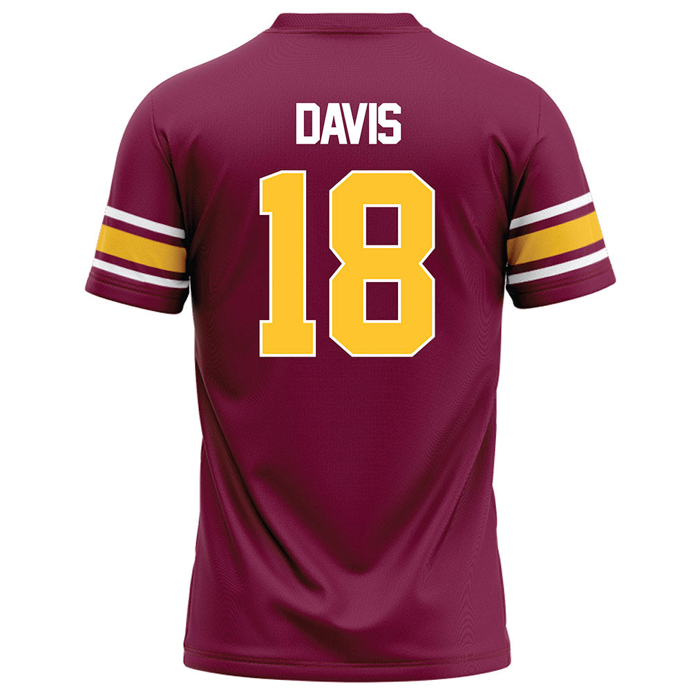 Arizona State - NCAA Football : Ramere Davis - Maroon Football Jersey-1