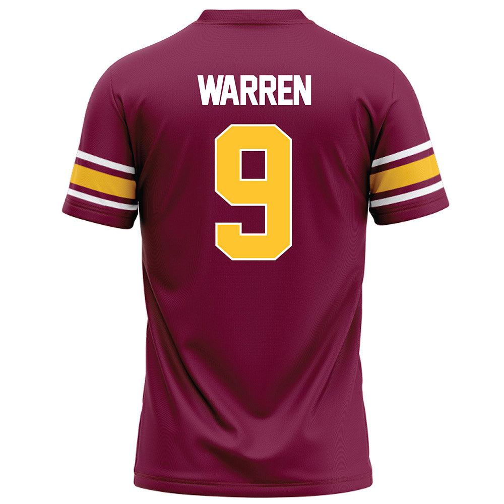 Arizona State - NCAA Football : Montana Warren - Maroon Football Jersey-1