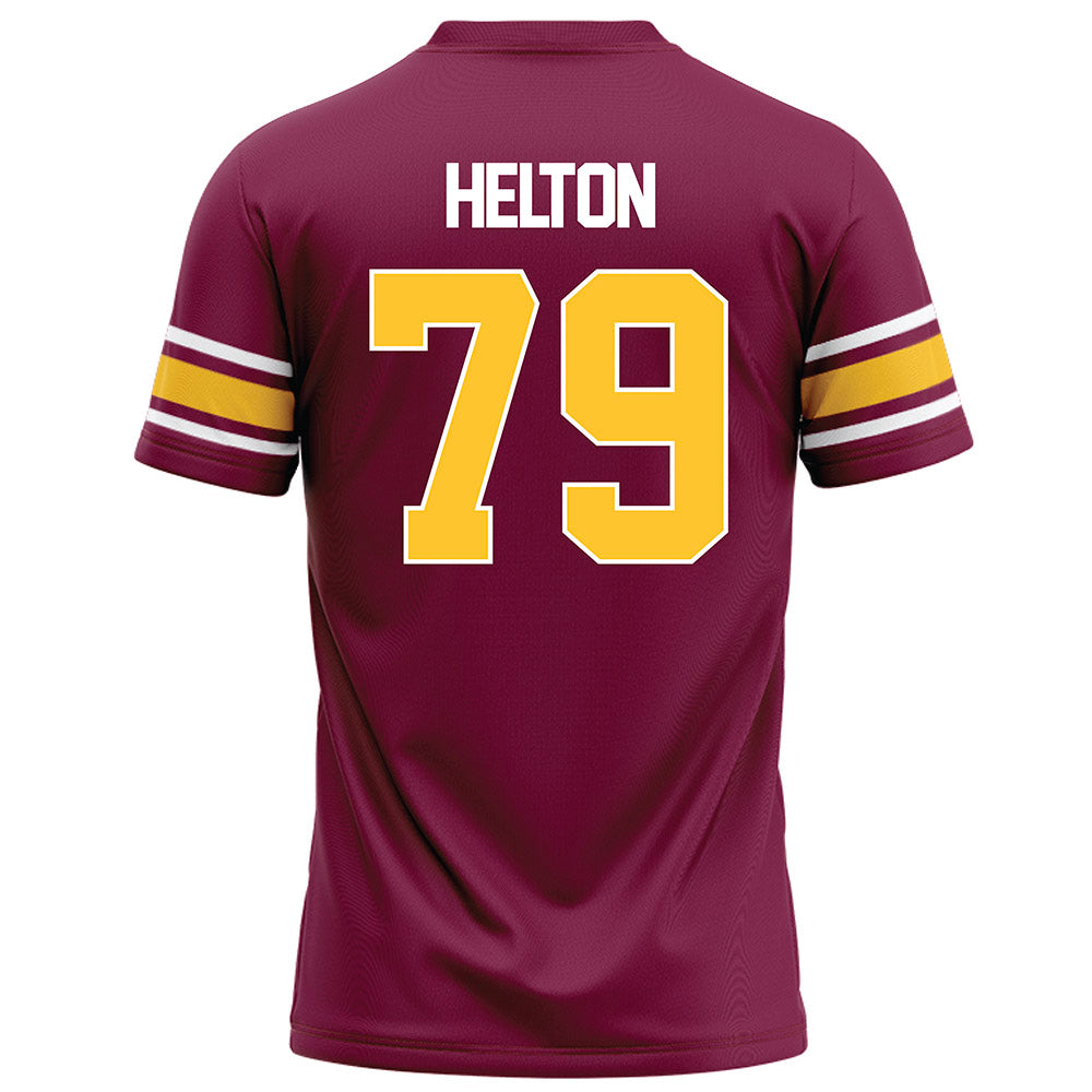 Arizona State - NCAA Football : Brent Helton - Maroon Football Jersey-1