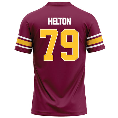 Arizona State - NCAA Football : Brent Helton - Maroon Football Jersey-1