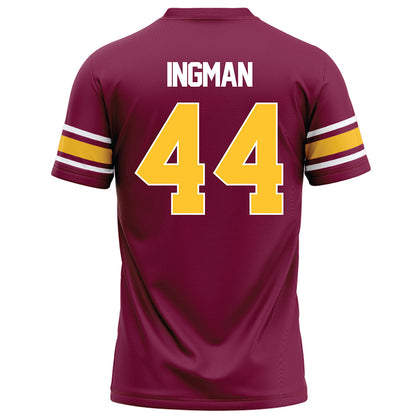 Arizona State - NCAA Football : Kristian Ingman - Maroon Football Jersey-1