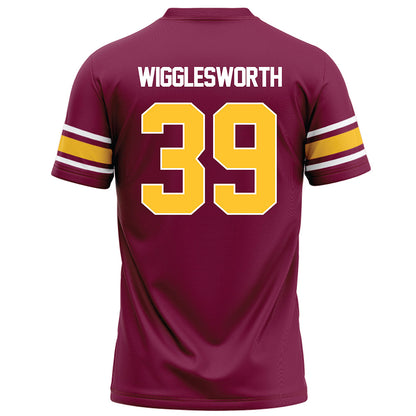 Arizona State - NCAA Football : Tyler Wigglesworth - Maroon Football Jersey-1