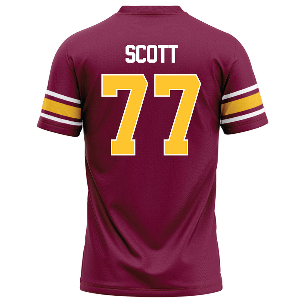 Arizona State - NCAA Football : Kyle Scott - Maroon Football Jersey-1
