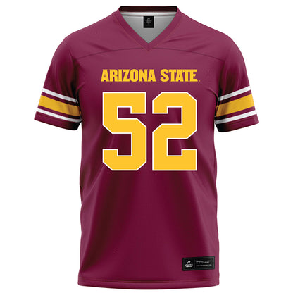 Arizona State - NCAA Football : Ian Shewell - Maroon Football Jersey-0