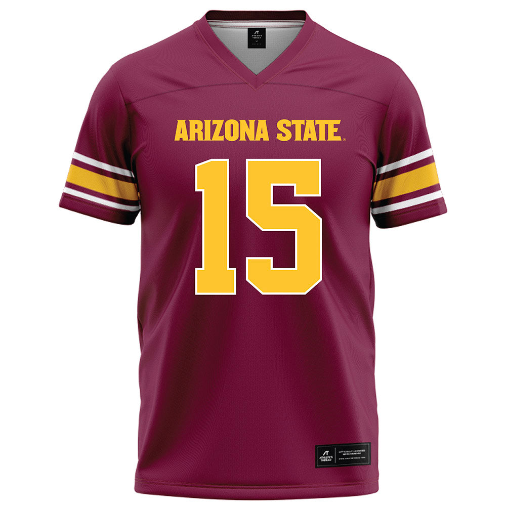 Arizona State - NCAA Football : Joseph Smith - Maroon Football Jersey-0