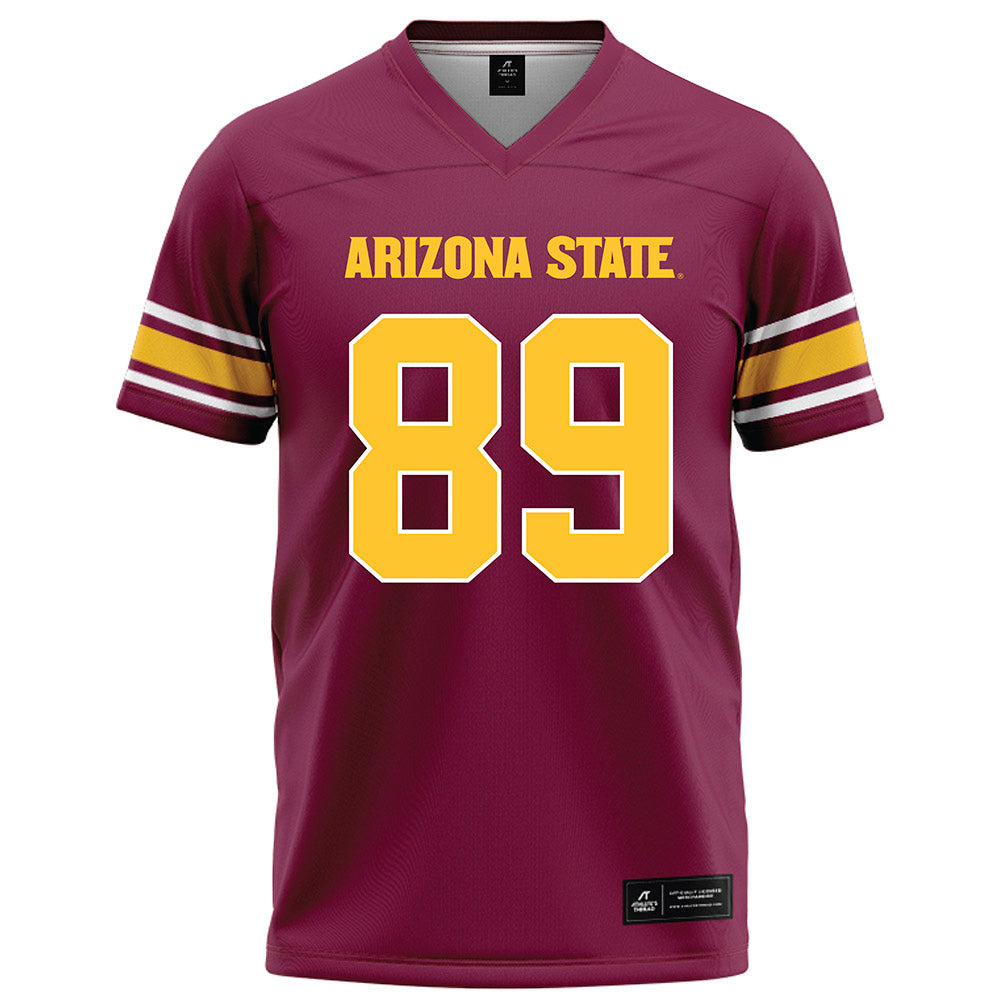 Arizona State - NCAA Football : Harry Hassmann - Maroon Football Jersey-0