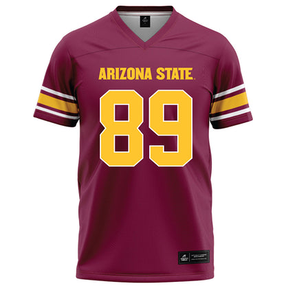 Arizona State - NCAA Football : Harry Hassmann - Maroon Football Jersey-0