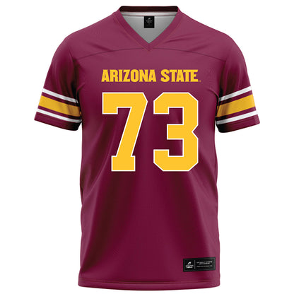 Arizona State - NCAA Football : Terrell Kim - Maroon Football Jersey-0
