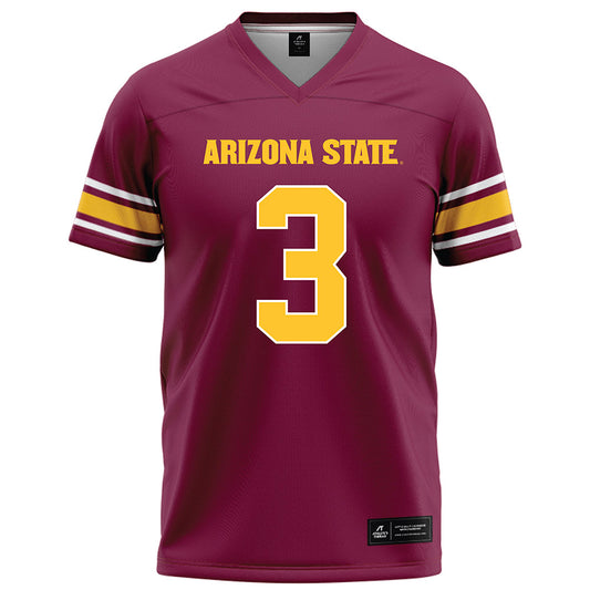 Arizona State - NCAA Football : Reed Harris - Maroon Football Jersey-0