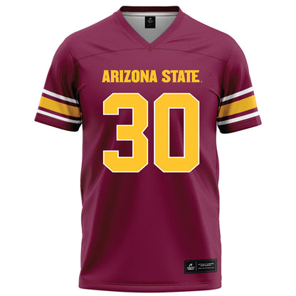 Arizona State - NCAA Football : Zyrus Fiaseu - Maroon Football Jersey