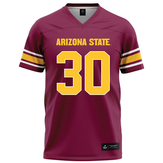 Arizona State - NCAA Football : Zyrus Fiaseu - Maroon Football Jersey
