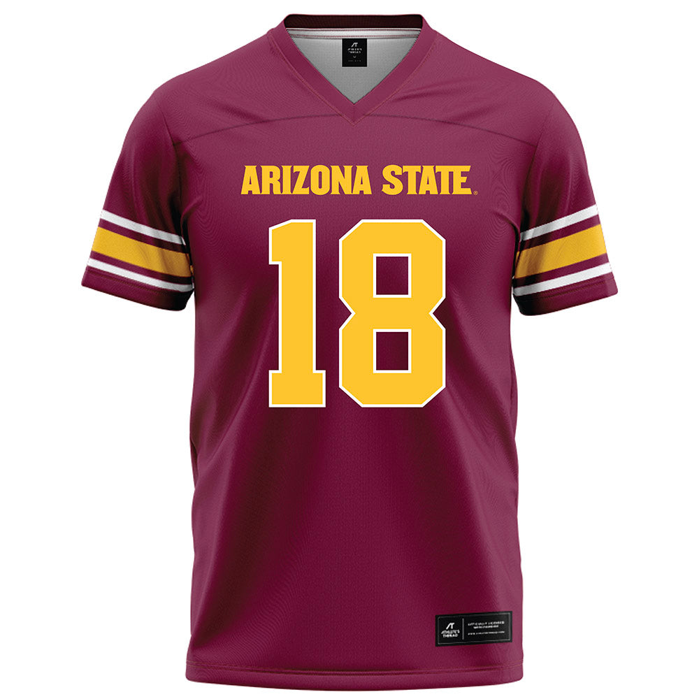 Arizona State - NCAA Football : Ramere Davis - Maroon Football Jersey-0