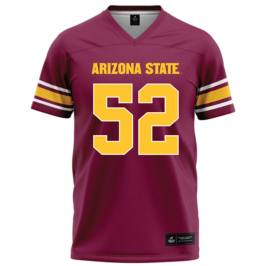 Arizona State - NCAA Football : Ui Muti - Maroon Football Jersey-0