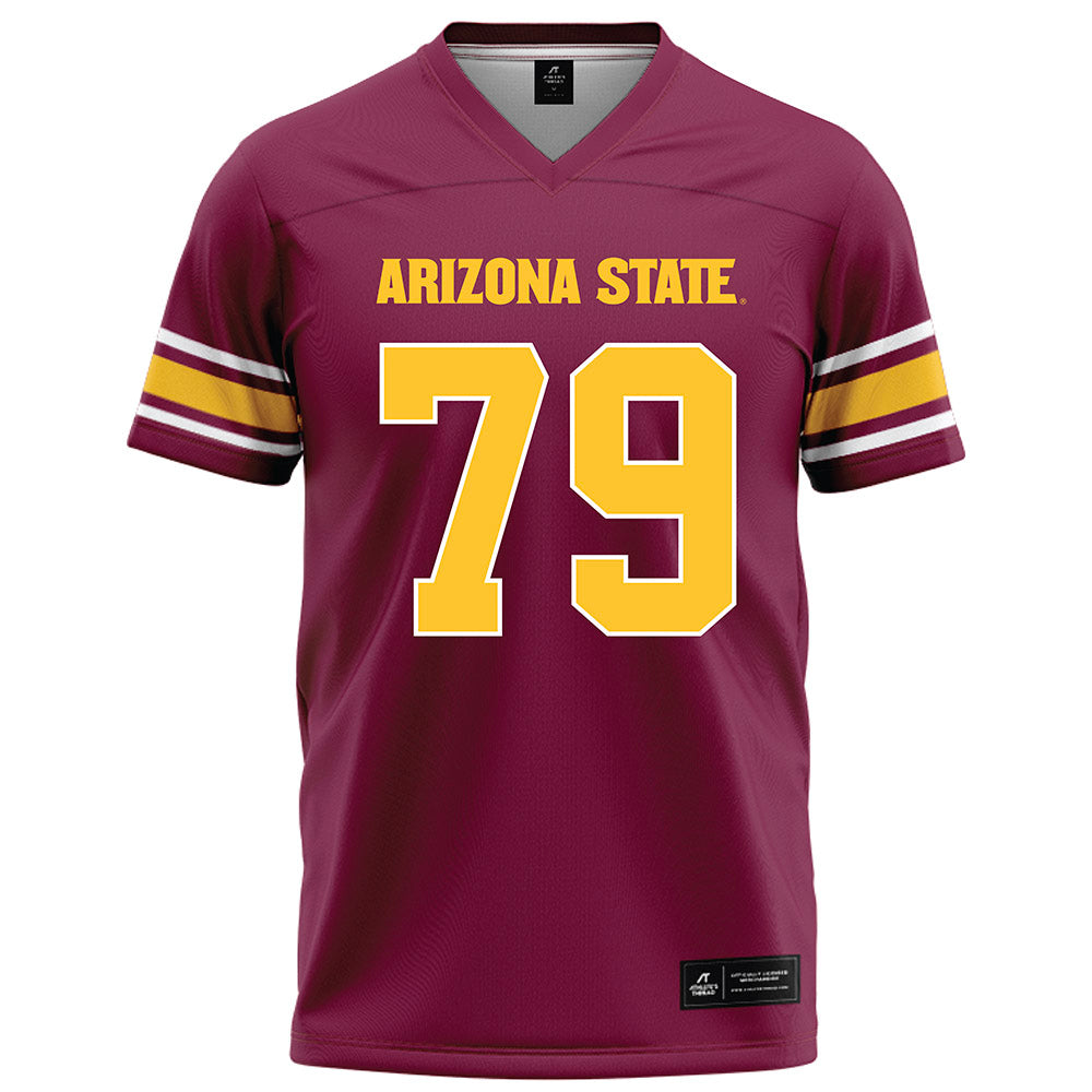 Arizona State - NCAA Football : Brent Helton - Maroon Football Jersey-0