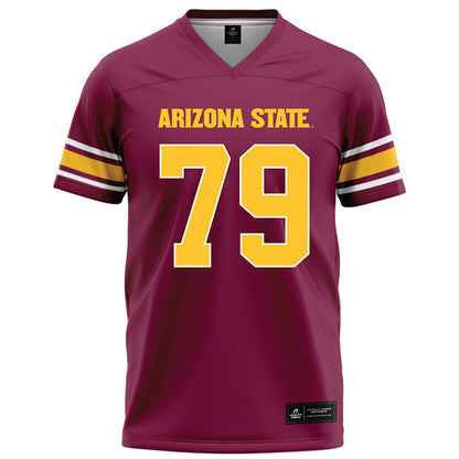 Arizona State - NCAA Football : Brent Helton - Maroon Football Jersey-0