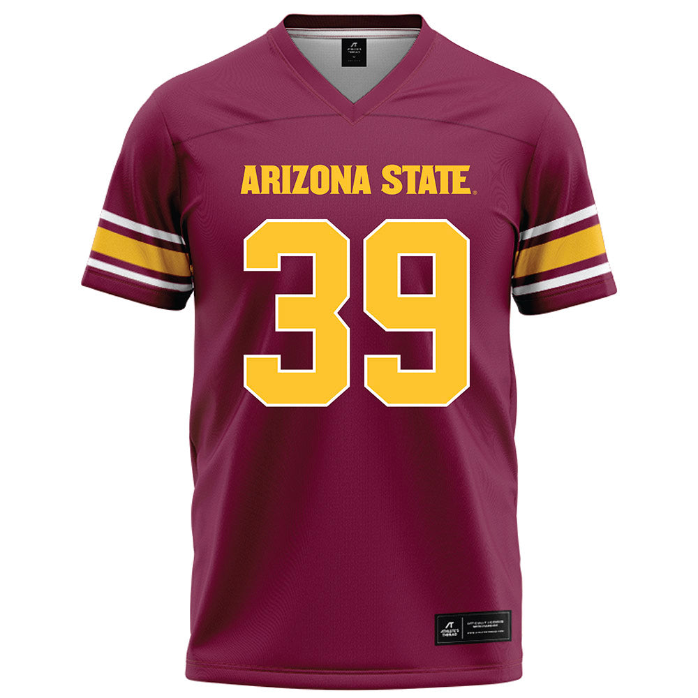 Arizona State - NCAA Football : Tyler Wigglesworth - Maroon Football Jersey-0
