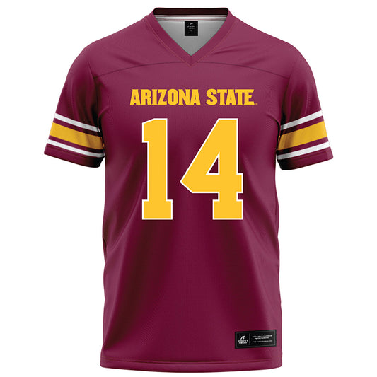 Arizona State - NCAA Football : Xavier Skowron - Maroon Football Jersey-0