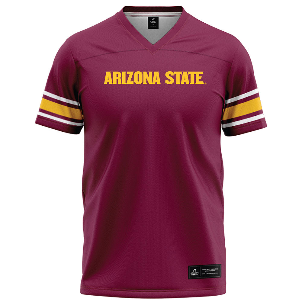Arizona State - NCAA Football : Owen Long - Maroon Football Jersey-0
