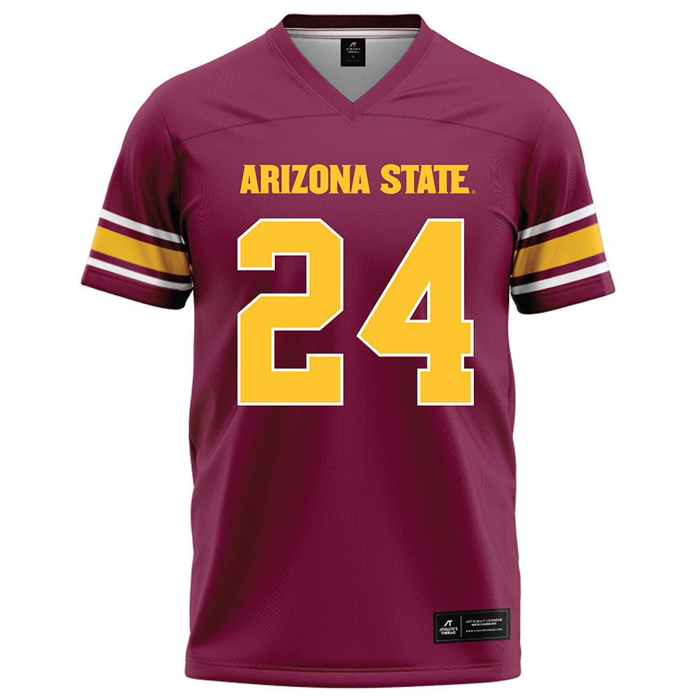 Arizona State - NCAA Football : David Avit - Maroon Football Jersey-0