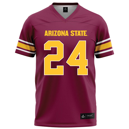 Arizona State - NCAA Football : David Avit - Maroon Football Jersey-0