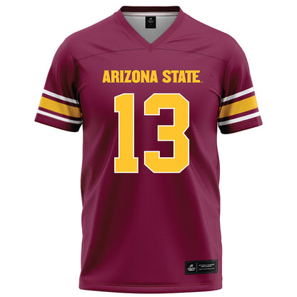 Arizona State - NCAA Football : Cameron Dyer - Maroon Football Jersey-0