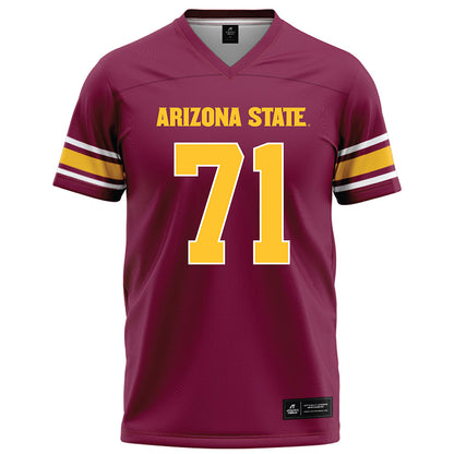 Arizona State - NCAA Football : Makua Pule - Maroon Football Jersey