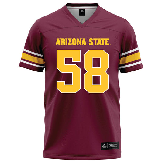 Arizona State - NCAA Football : Santana Alo - Maroon Football Jersey-0