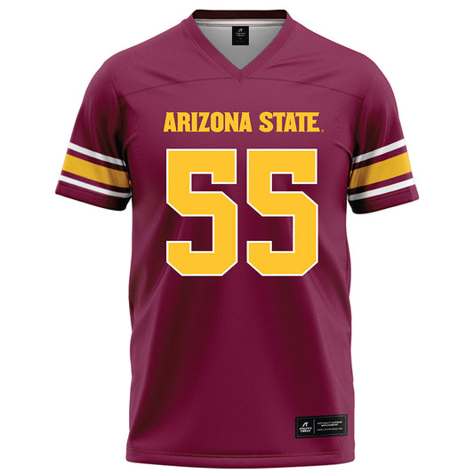 Arizona State - NCAA Football : Niniva Nicholson - Maroon Football Jersey-0