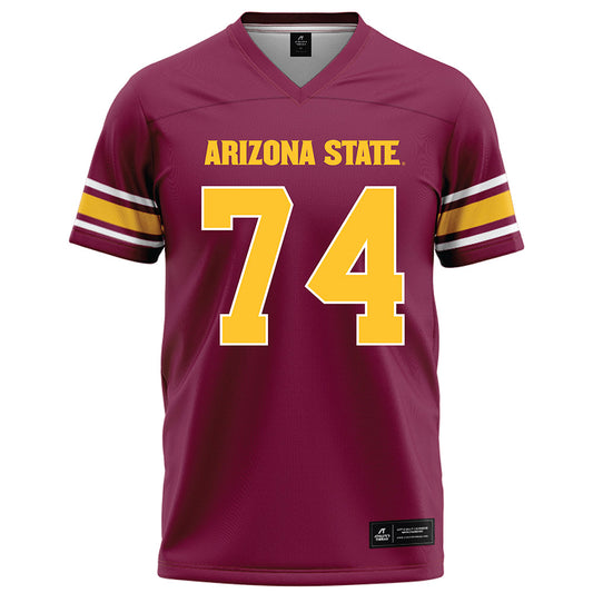 Arizona State - NCAA Football : Siosaia Lapuaho - Maroon Football Jersey-0