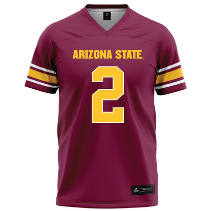 Arizona State - NCAA Football : Jake Fette - Maroon Football Jersey-0