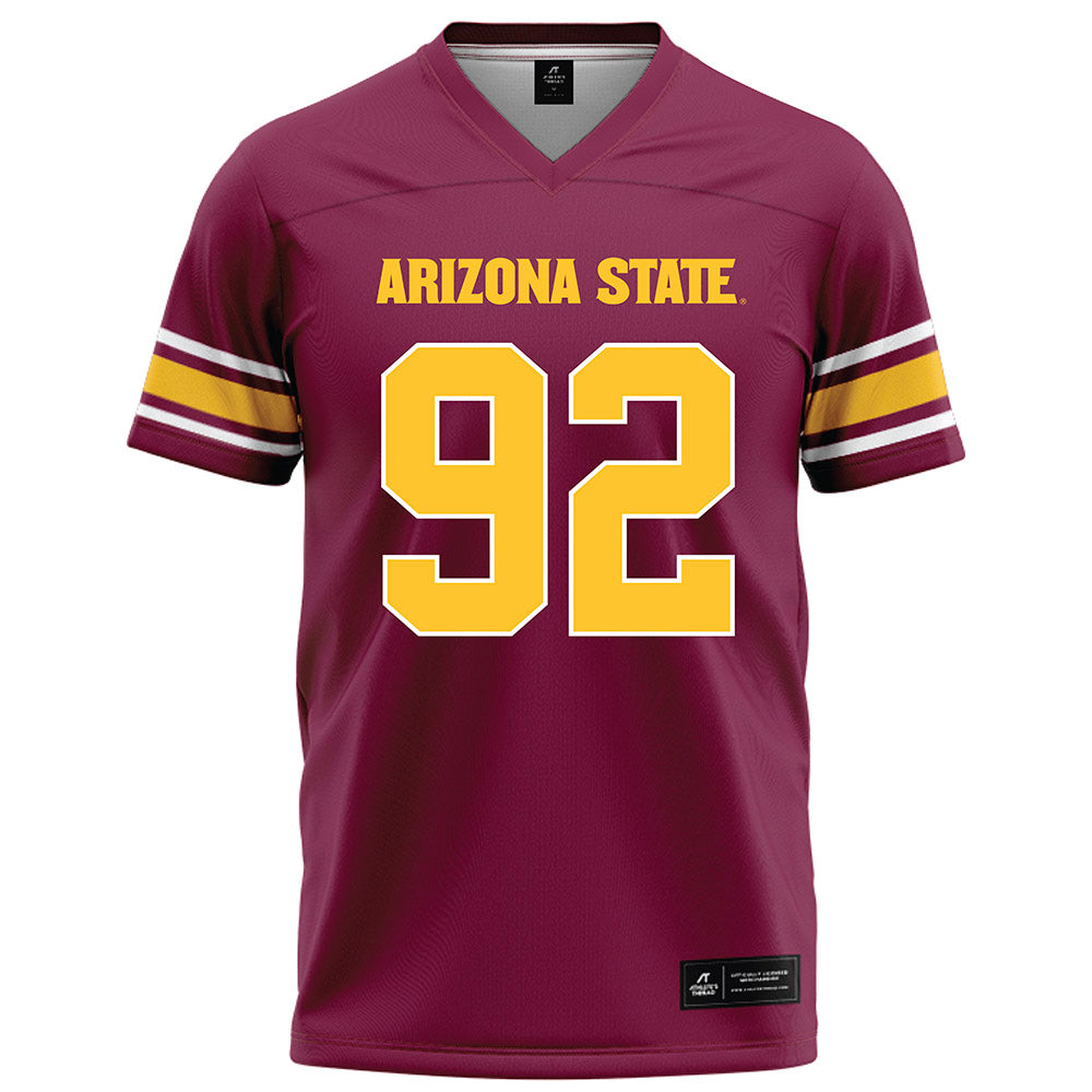 Arizona State - NCAA Football : Zac Swanson - Maroon Football Jersey-0