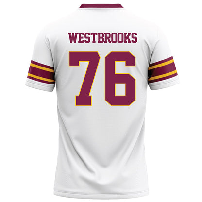 Arizona State - NCAA Football : Champ Westbrooks - White Football Jersey-1
