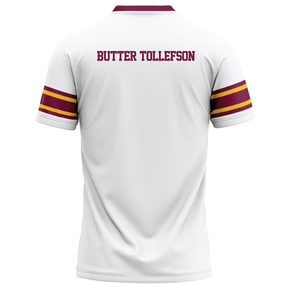 Arizona State - NCAA Football : Michael "Butter" Tollefson - White Football Jersey-1