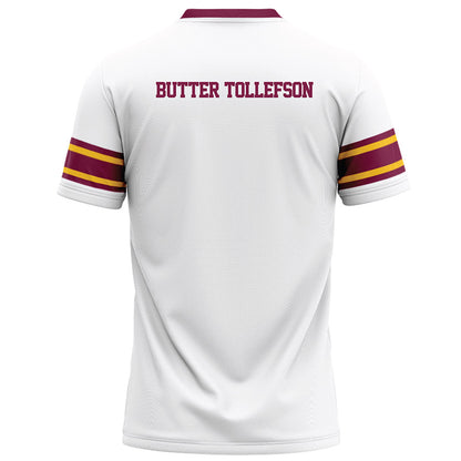 Arizona State - NCAA Football : Michael "Butter" Tollefson - White Football Jersey-1