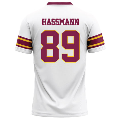 Arizona State - NCAA Football : Harry Hassmann - White Football Jersey-1
