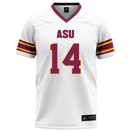 Arizona State - NCAA Football : AJ Ia - White Football Jersey-0