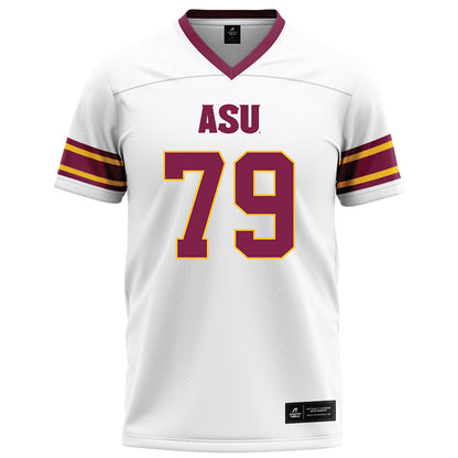 Arizona State - NCAA Football : Brent Helton - White Football Jersey-0