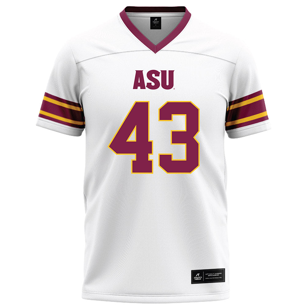 Arizona State - NCAA Football : Grayson Curtis - White Football Jersey-0