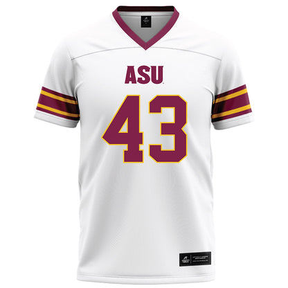 Arizona State - NCAA Football : Grayson Curtis - White Football Jersey-0