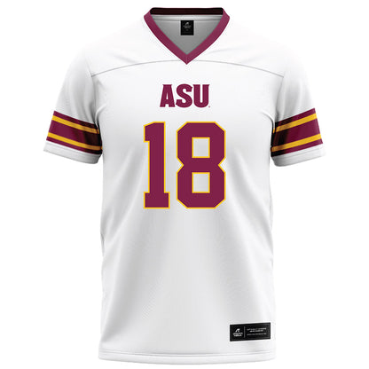 Arizona State - NCAA Football : Martell Hughes - White Football Jersey